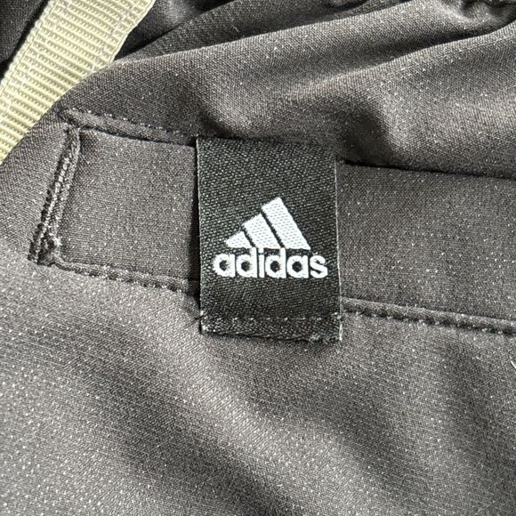 Adidas Women’s Pull On 3 Stripe Athletic Pants With Elastic Waist  Snap Bottom M - Picture 5 of 10